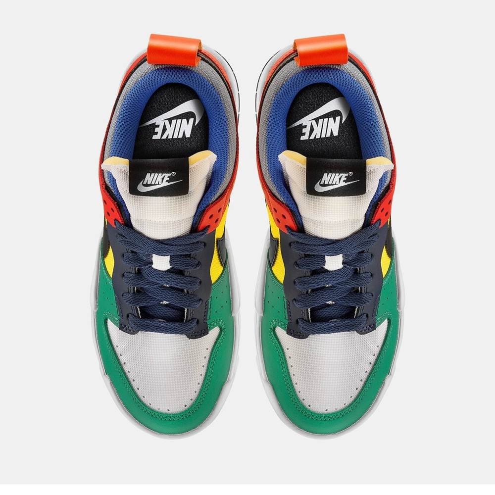 NIKE DUNK LOW DISRUPT Multicolor NWB wmns 7.5 blue green yellow black red grey - Picture 13 of 13